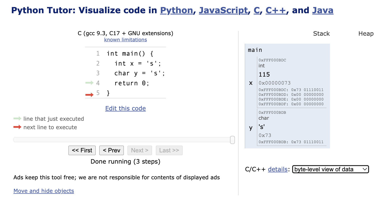 byte-repr